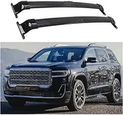 2PCS Aluminum Crossbar Cross Bars Lockable Compatible for GMC Acadia 2024 Luggage Carrier Roof Rail Rack Lockable