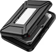 TNSRAY 1 x 3.5 inch Hard Drive Case, Protective Case for 3.5 inch Hard Drives, HDD Protection during Storage and Transportation