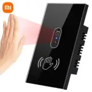US Infrared Wall Smart Light Switch No Need Touch IR Sensor Glass Screen Panel I