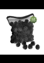 Bio Balls Filter Media for Large Aquarium Pond Filtration with Mesh Bag 1.5 Inch