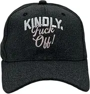 [Crazy Dog T-shirts] Kindly Fuck Off Hat Funny Sarcastic Novelty Cap
