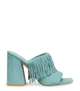 TIA FRINGE 100 SLIDE in CACTUS for Women