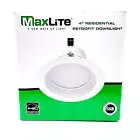 Maxlite LED 4" Residential Retrofit Downlight 27/30/35/4000K 120 V Dimmable