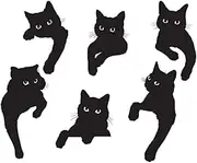 6 Pcs Black Cats Die Cuts for Card Making,Looking Out of The Corner Scrapbooking Paper Metal Craft Dies for Card Making Cut Dies Embossing New Scrapbooking Die-Cuts Card Making Accessories
