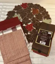 Table Linen Bundle 3 Wreath Doily Mats 11 Napkins 6 Dish Towels Bed Bath Beyond