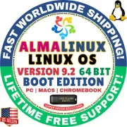 AlmaLinux OS 9.2 | USB Flash Drive | BOOT EDITION | AMD64 | MAC/PC | Alma Linux