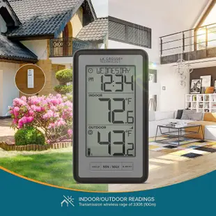 [4美國直購] La Crosse Technology WS-9160UV3 溫度計配件 Digital Indoor Outdoor Thermometer