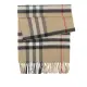 【BURBERRY 巴寶莉】基本款經典格紋喀什米爾圍巾(經典米色)