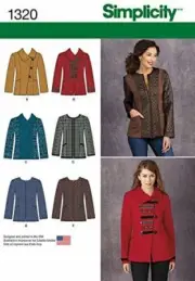 Simplicity Sewing Pattern 1320 Misses Jackets Size 8-16