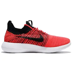 【NIKE】W ROSHE TWO FLYKNIT V2 橘紅 編織 慢跑 二代(917688-600)