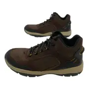 Cloudsteppers by Clarks Ervin Mid Sneaker Brown US Men's 10 Medium