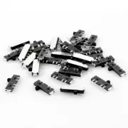 30 Pcs 8 Pin 2P2T DPDT Miniature Surface Mounted Devices SMT Slide Switch