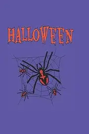 Halloween Black Widow Spiders Journal