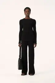 Roberta Knit Top Black Size 10 | Elka Collective