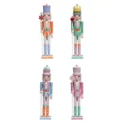 Nutcracker Figurine Desk Christmas Decoration for Living Room Home Holiday