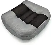 Portable Car Seat Cushion Pad for Car Driver Seat Office Chair, Breathable Mesh Seat Cushion Heightening Height 12/9/6 cm,Grey,40x40x12cm PjxTBd (Color : Gray, Size : 40x36x9cm)