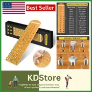 Durable Aluminum Thread Gauge for 28 Nut and Bolt Sizes: Fast Identification