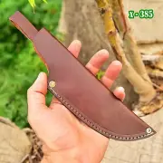 EDC CUSTOM Fixed blade Leather Sheath / Holster vertical Knife Horizontal carry