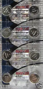 Maxell LR44 1.5V Button Cell Battery 8 Pack