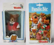 RARE VINTAGE 90'S BEAR FAMILY OPA BEAR SOFT VINYL DOLL FIGURE SIMBA NEW !