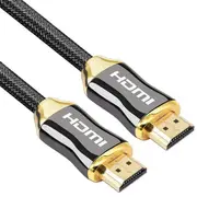 4K 33FT 10M HDMI Cable High Speed Ultra HD 1080p Pro Series with Nylon Gold Plated Connector Compatible With PS5 /PS4 /Xbox 360 /Mac /HDTV /Projector /TV Box & Monitor