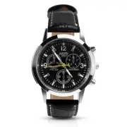 Watch Leather Men Watch Mens Sport Watch Japanese Quartz Movement 30M 5530