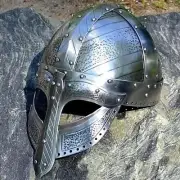 Medieval Knight Helmet With Leather liner For Battel Ready Armor Halloween Gift