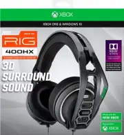 Plantronics RIG 400HX with Dolby Atmos Wired Gaming Headset for Xbox One - Black