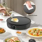 Electric Crepe Maker Pancake Steaks Maker Machine Non-Stick Omelette Plate Pan
