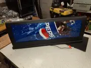 Pepsi Light up advertisement sign Cornelius Inc. UF-1 Soda Machine Dispenser top
