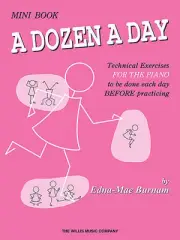 A DOZEN A DAY-MINI BOOK MUSIC BOOK PIANO/KEYBOARD TECHNICAL EXERCISES BRAND NEW
