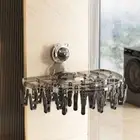Foldable Sock Drying Rack Wall Mounted Drying Hanger Balcony Home