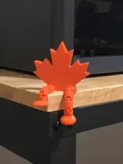 3d Printed Maple Leaf With Legs