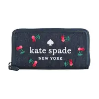 在飛比找momo購物網優惠-【KATE SPADE】Kate Spade刺繡白字LOGO