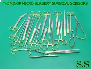 51 T/C MINOR MICRO SURGERY SURGICAL SCISSORS+FORCEPS+NEEDLE HOLDERS STUDENT KIT