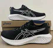Size 8.5 - ASICS Gel Excite 10 Black White men’s ￼
