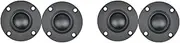 4Pcs 6Ω 30W Black Silk Film Soft Dome Tweeter Speaker Unit