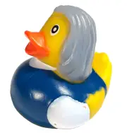 FREE SHIP - YOUNG PRESIDENT BENJAMIN FRANKLIN PATRIOTIC RUBBER CRUISING DUCK 2"
