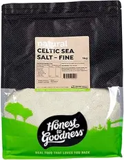 Honest to Goodness Celtic Sea Salt - Fine, 5 Kilograms - Abundant in trace minerals. Light sea-kissed flavour and texture contributes to its mineral magic.