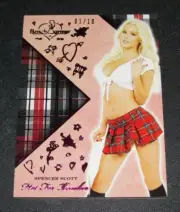 2018 Benchwarmer SPENCER SCOTT Hot For Teacher #48 Pink Variant/10 PLAYBOY Sexy