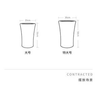 特大號陶瓷花盆簡約大口徑高款庭院客廳金錢樹落地種樹盆包郵批發