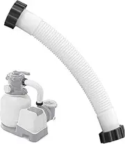 16" Pool Pump Replacement Hose,1.5" Diameter Pool Sand Filter Pump Hose Compatible with Intex Pool Sand Filter Pumps & Saltwater Systems,Pool Pump Replacement Hose for Above Ground Pools