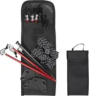 Tent Pole Bag | Tent Peg Stuff Sack | Portable Camp Accessories Pouch Nails Hammer Pocket for Hiking Travel Outdoor Backpacking