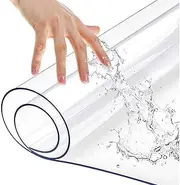 PVC Tablecloth Protector Table Cover Dining Table Cloth Plastic 2800x1170mm 2.0mm