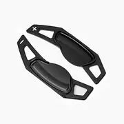 Car Steering Wheel Shift Paddles for B&ENZ Smart 451 453 Two 2009-2017 Four 2015-2017 Car DSG Shifter Styling Accessories Extension Shifters 2pcs HTEOPOEKFR(Black)