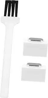 IWOWHERO 1Set Mobile Phone Dust Plug Charging Port Covers Cleaning Brush for Easy Install Dust Water Stain Protection Stylish Phone Accessories