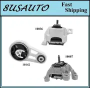 3PCS MOTOR & TRANS MOUNT FIT 2011-2016 MINI COOPER 1.6L DOHC, NAT.ASP - MANUAL (for: Mini)