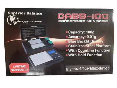 Superior Balance Dabb-100 Digital Electronic Scale with Kit