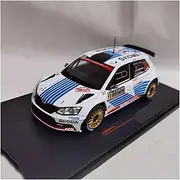Die Casting 1/24 for Skoda Fabia R5#31 2017 Alloy Racing Model Collectibles Fully Enclosed Miniature Vehicle Model Decorative Presents Ornaments
