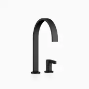 Dornbracht MEM Two-hole mixer with individual rosettes 32815682-33 Matte Black